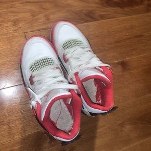 Fire Red 4s NO INSOLES